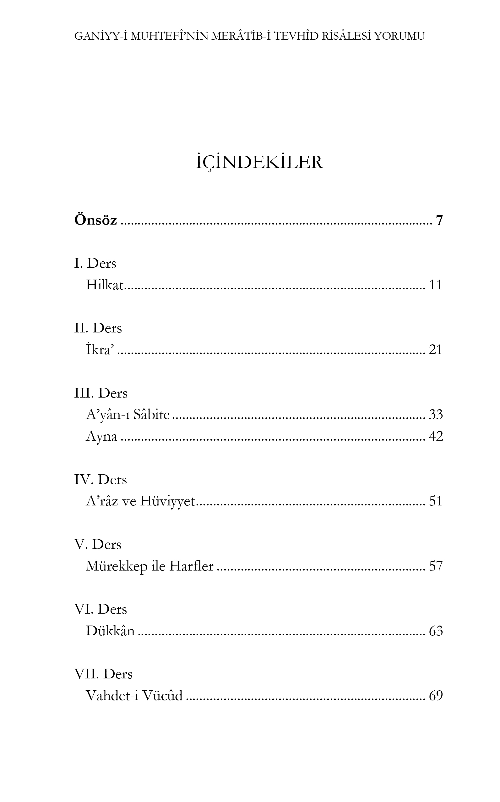 ÖN_16_GANİYYİ MUHTEFİNİN MERATİBİ TEVHİD RİSALESİ YORUMU-1