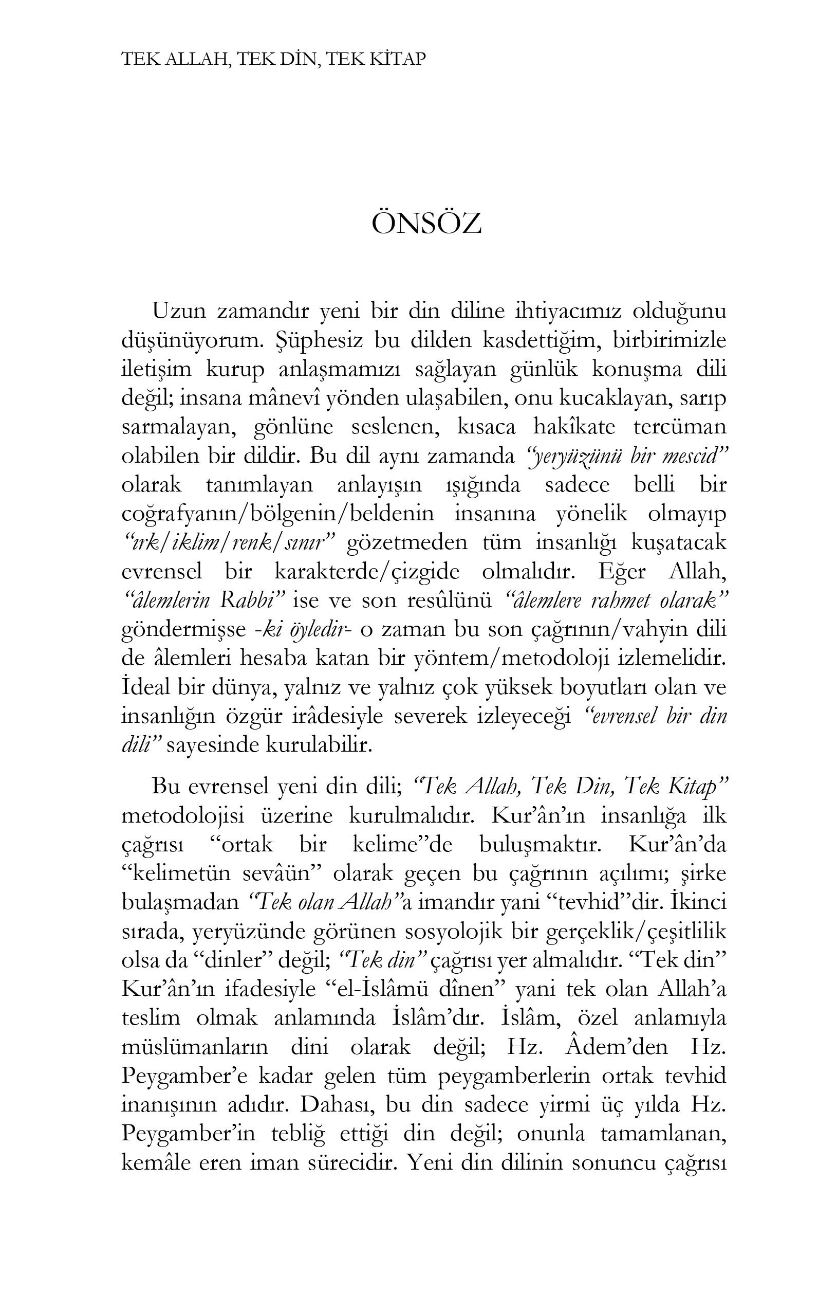ÖN_61_TEK ALLAH TEK DİN TEK KİTAP-2